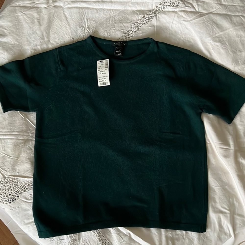 The Limited Lambs Wool Short Sleeve Top NWT (M)